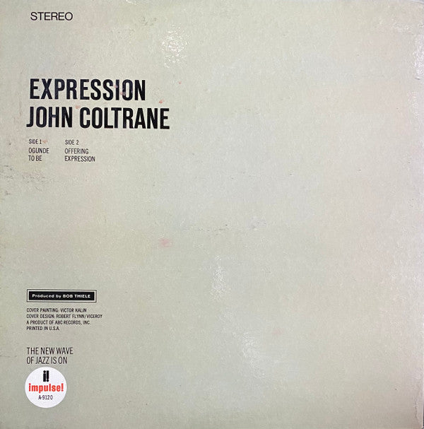 John Coltrane - Expression (LP, Album)