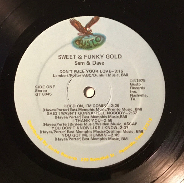 Sam & Dave - Sweet & Funky Gold (LP, Comp)