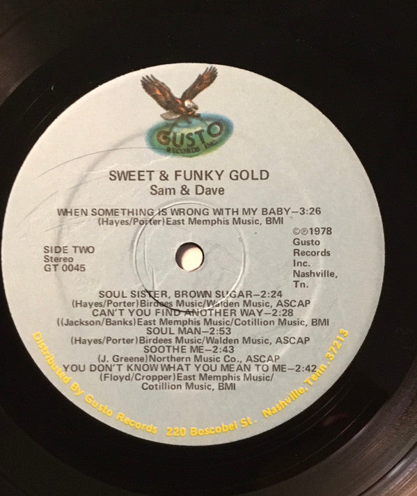 Sam & Dave - Sweet & Funky Gold (LP, Comp)