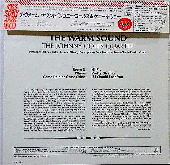 The Johnny Coles Quartet* - The Warm Sound (LP, Album)