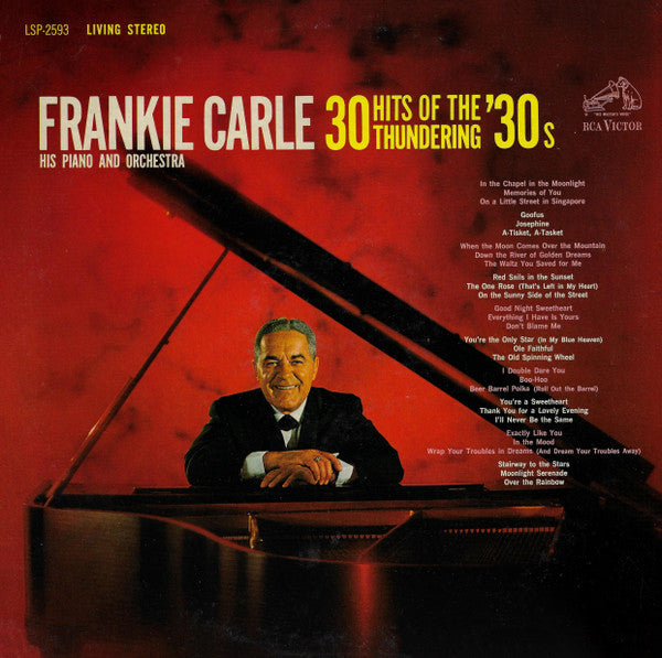Frankie Carle And His Orchestra - 30 Hits Of The Thundering '30s(LP)