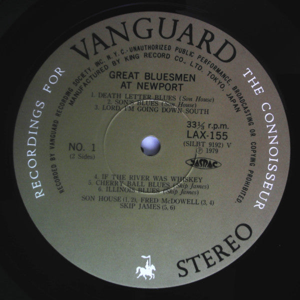 Various - Great Bluesmen Newport (LP, Comp)