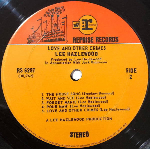Lee Hazlewood - Love And Other Crimes (LP, Album, Pit)
