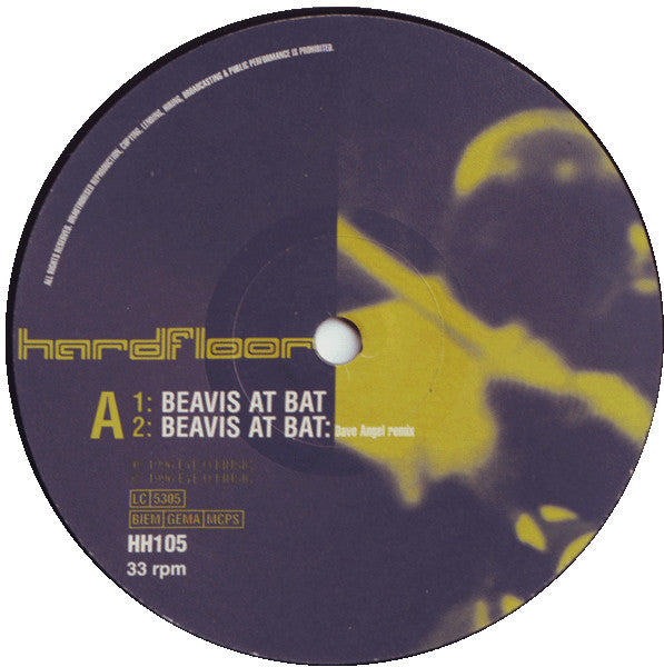 Hardfloor - Beavis At Bat (12"")