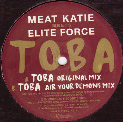 Meat Katie Meets Elite Force* - Toba (12"")