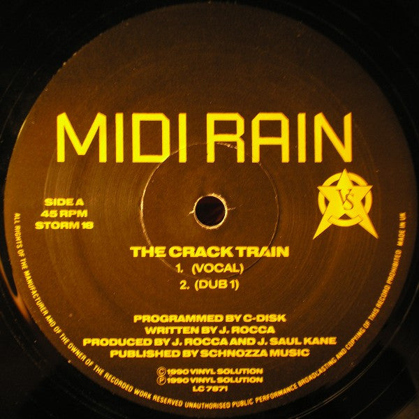 Midi Rain - The Crack Train (12"")