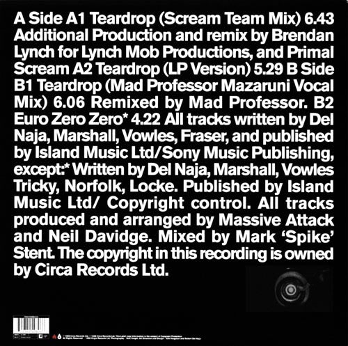 Massive Attack - Tear Drop (12"", Single)