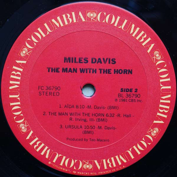 Miles Davis - The Man With The Horn (LP, Album, Car)