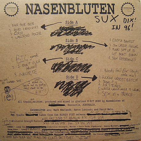 Nasenbluten - Not As Good As 100% No Soul Guaranteed EP (2x12"", EP)