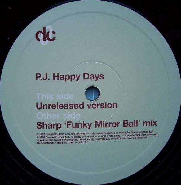 P.J.* - Happy Days (12"")