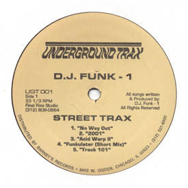 D.J. Funk - 1* - Street Trax (12"")