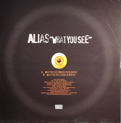 Alias (14) - What You See (12"")